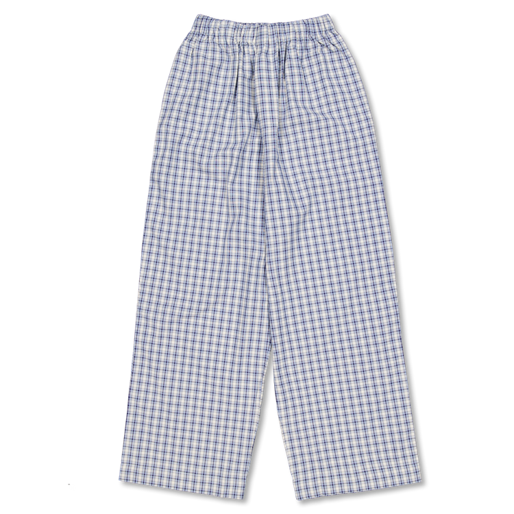Baserange Claude Pants Blue Check | Nitty Gritty