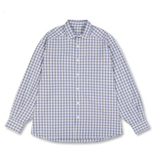 Baserange Claude Shirt - Blue Check