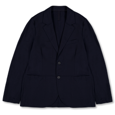 Harris Wharf London Travel Blazer Rayon - Navy Blue