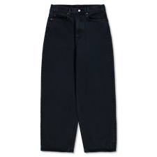 A.PRESSE Black Washed Wide Denim Pants - Black