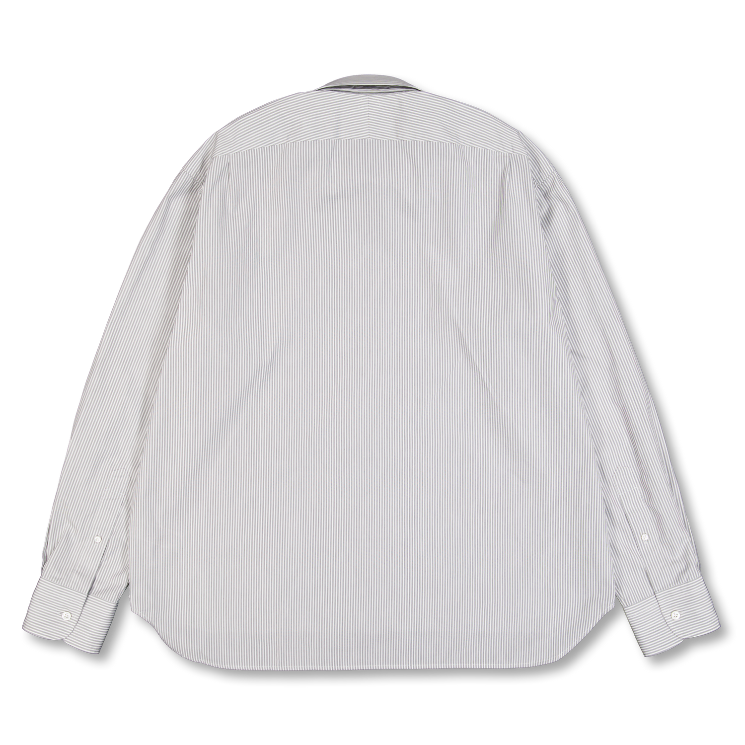 Salon C. Lundman Double Collar Shirt Fine Blue Stripe | Nitty Gritty