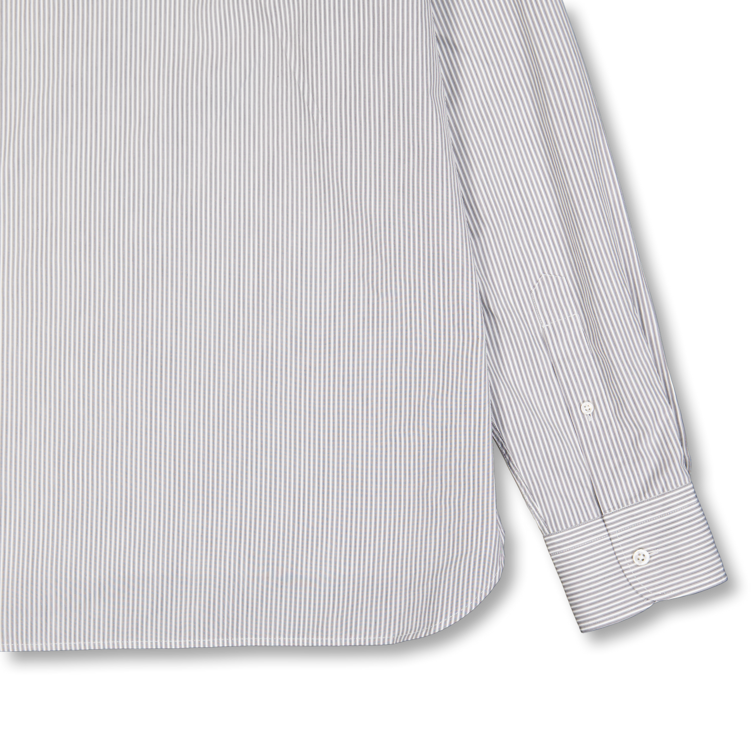 Salon C. Lundman Double Collar Shirt Fine Blue Stripe | Nitty Gritty