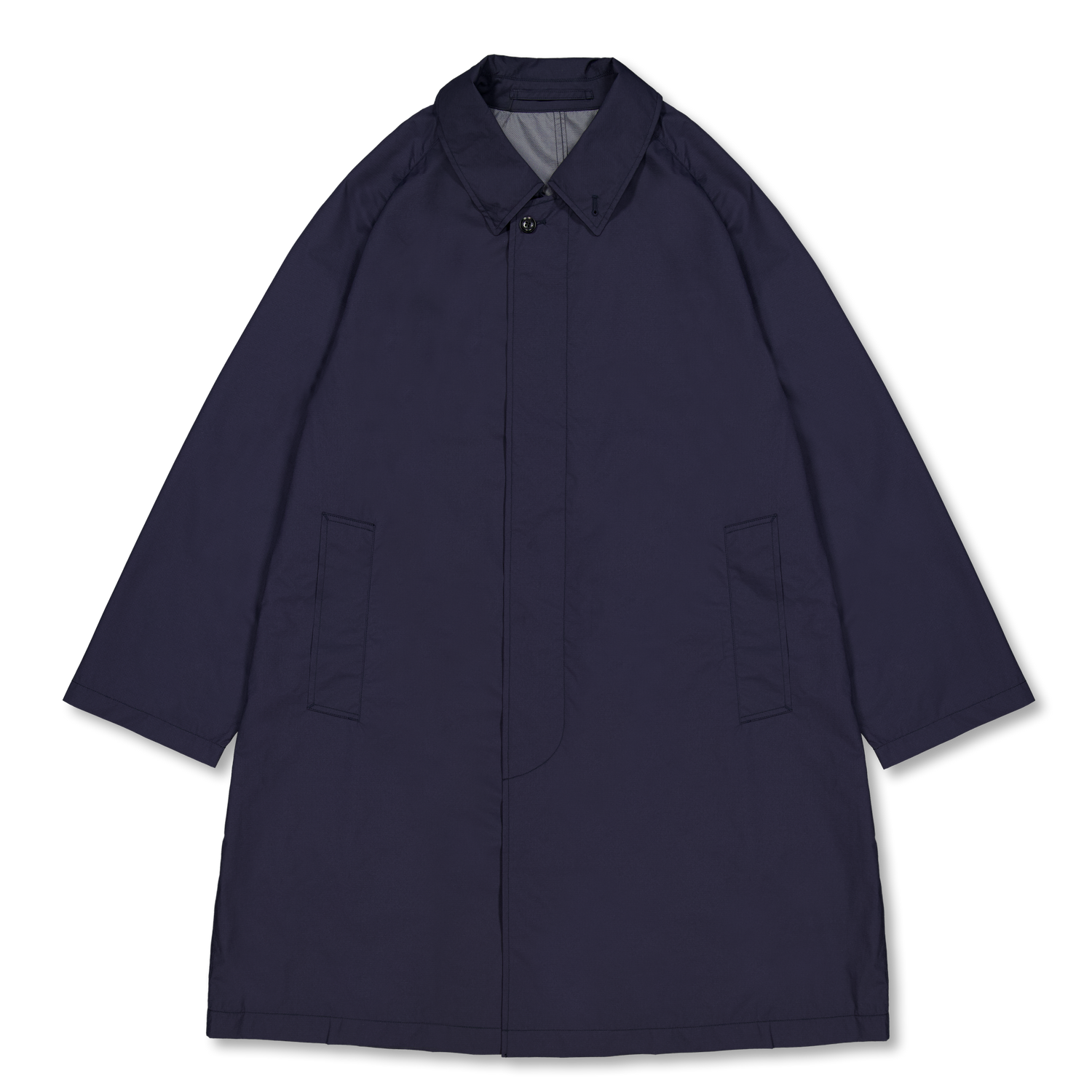 Nanamica Packable Balmacaan Coat Dark Navy | Nitty Gritty