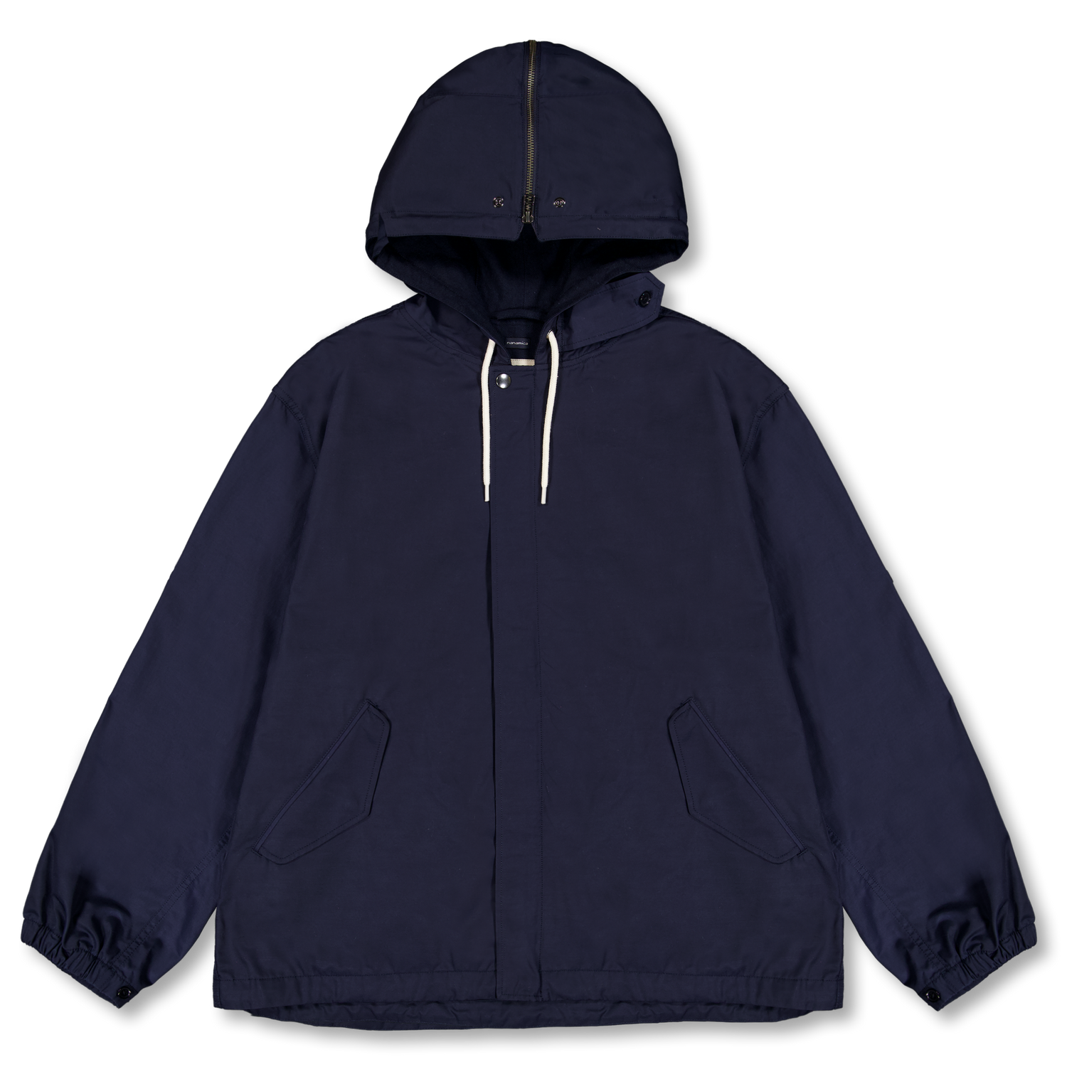 Nanamica Nylon Twill Hooded Jacket Navy | Nitty Gritty