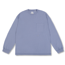 Nanamica OOAL L/S Pocket Tee - Blue Gray