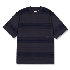 Nanamica Stripe Tee - Charcoal