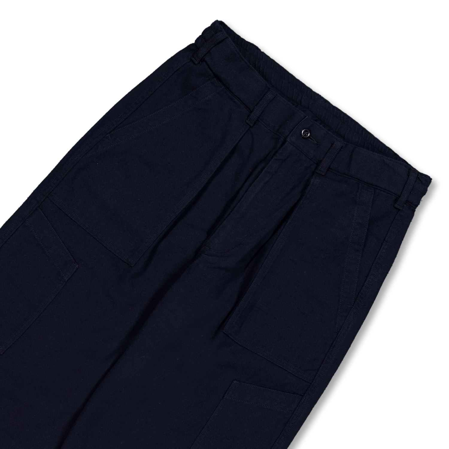 Nanamica Silk Nep Cotton Twill Deck Pant Navy | Nitty Gritty