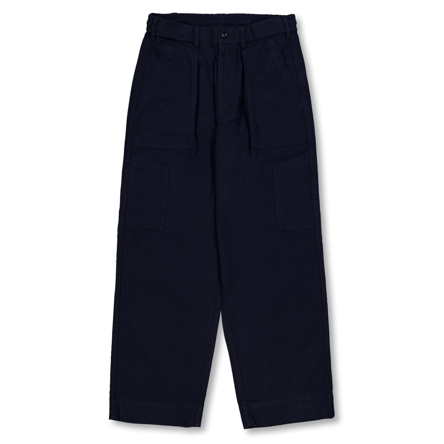 Nanamica Silk Nep Cotton Twill Deck Pant Navy | Nitty Gritty