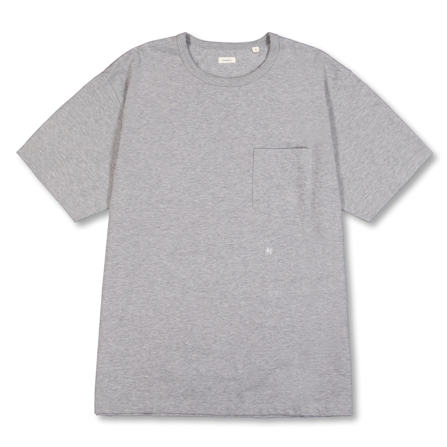 Nanamica COOLMAX Jersey Pocket Tee Heather Gray | Nitty Gritty