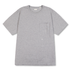 Nanamica COOLMAX Jersey Pocket Tee - Heather Gray