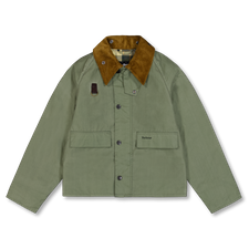 Barbour Spey Wax Jacket - Dusky Green