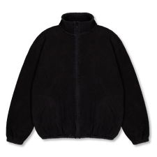 COMOLI Fleece Zip Jacket - Fade Black