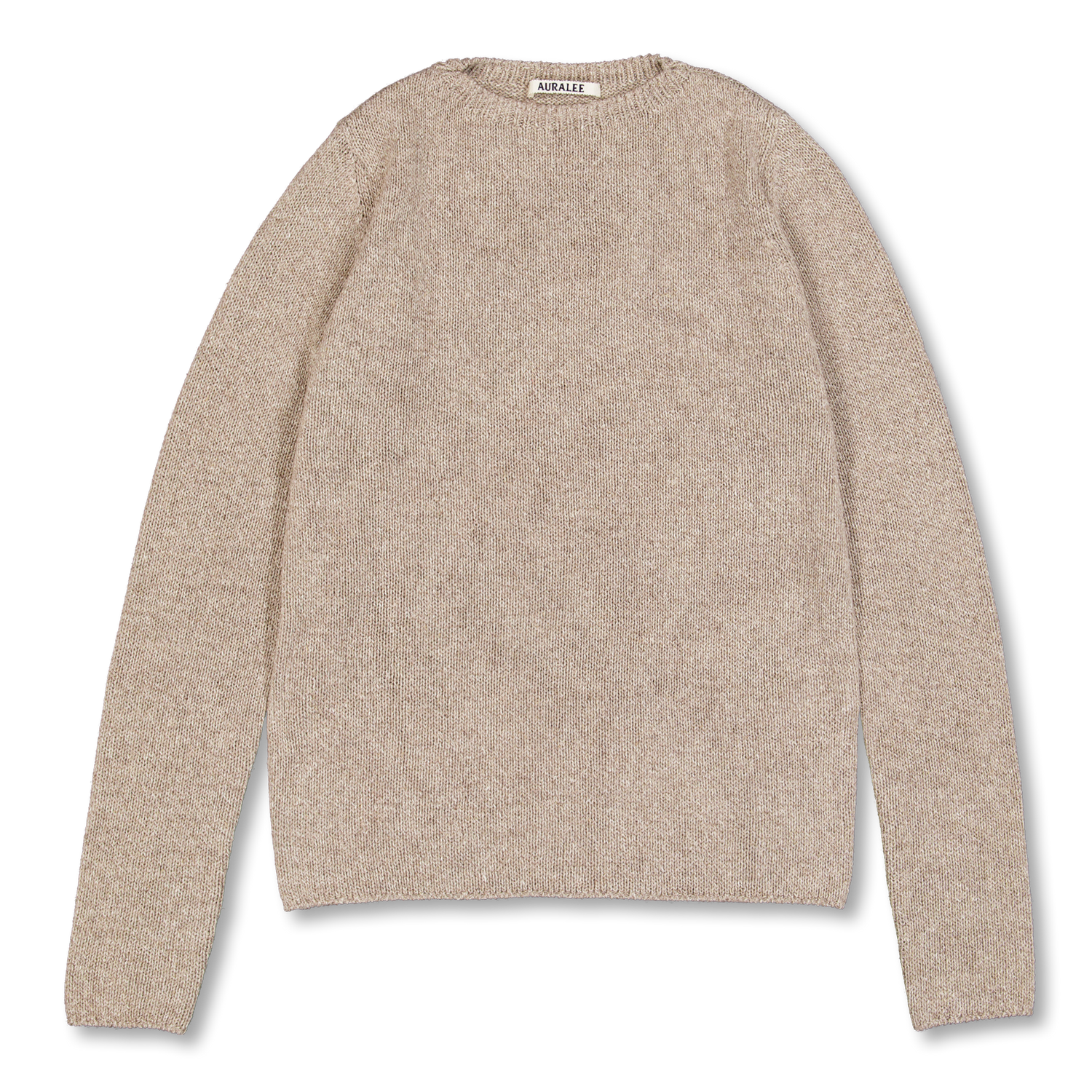 Auralee Cashmere Silk Melange Knit P/O Mix Beige | Nitty Gritty
