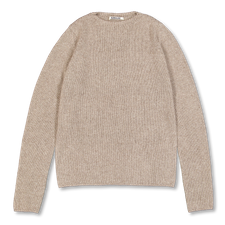 Auralee Cashmere Silk Melange Knit P/O - Mix Beige
