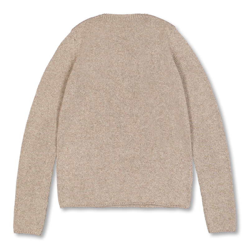 Auralee Cashmere Silk Melange Knit P/O Mix Beige | Nitty Gritty