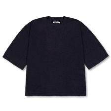 Cordera Merino Wool Oversized T-Shirt - Anthracite
