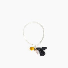 Sisi Joia Clapio Bracelet - Black/Amber/Liliac