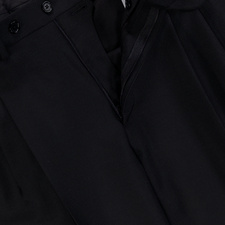 Salon C. Lundman Double Pleat Trouser Black | Nitty Gritty