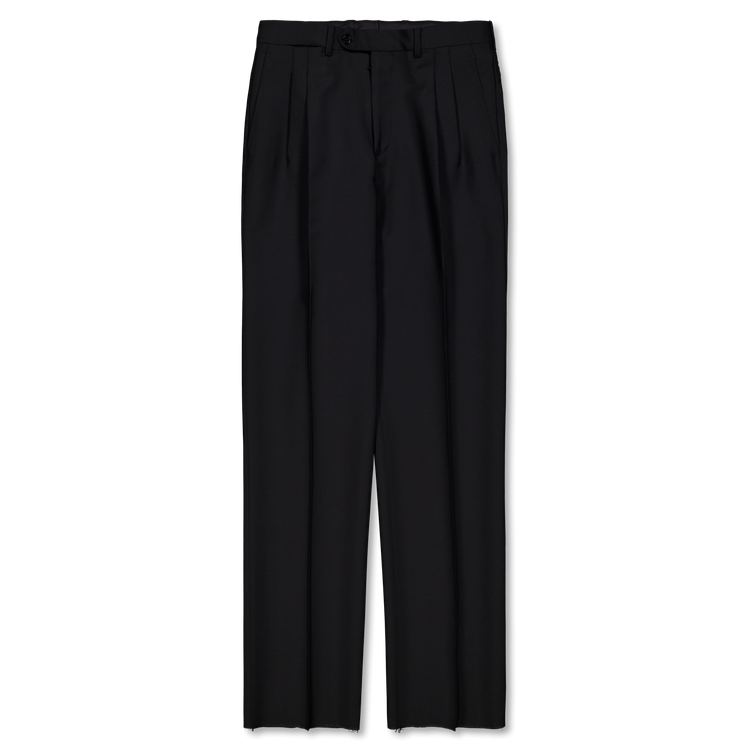 Salon C. Lundman Double Pleat Trouser Black | Nitty Gritty