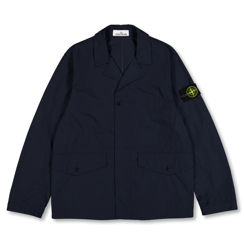 Stone  ネイビージャケット Stone Island Micro Twill Blazer A100001 Navy Blue | Nitty Gritty