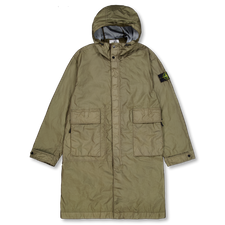 Stone Island Membrana 3L Long Parka - 7100001 - Military Green