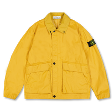 Stone Island Waxed Cotton Tela Jacket 4100054 - Mustard