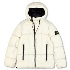 Stone Island Seam Faded Nylon Down Jacket - 4100016 - Ivory