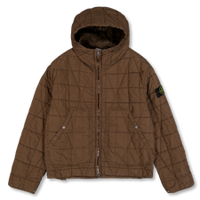 Stone Island Quilted-TC Hooded Jacket - 4100014 - Umber