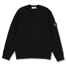 Stone Island Waffle Sweatshirt - 6100056 - Black
