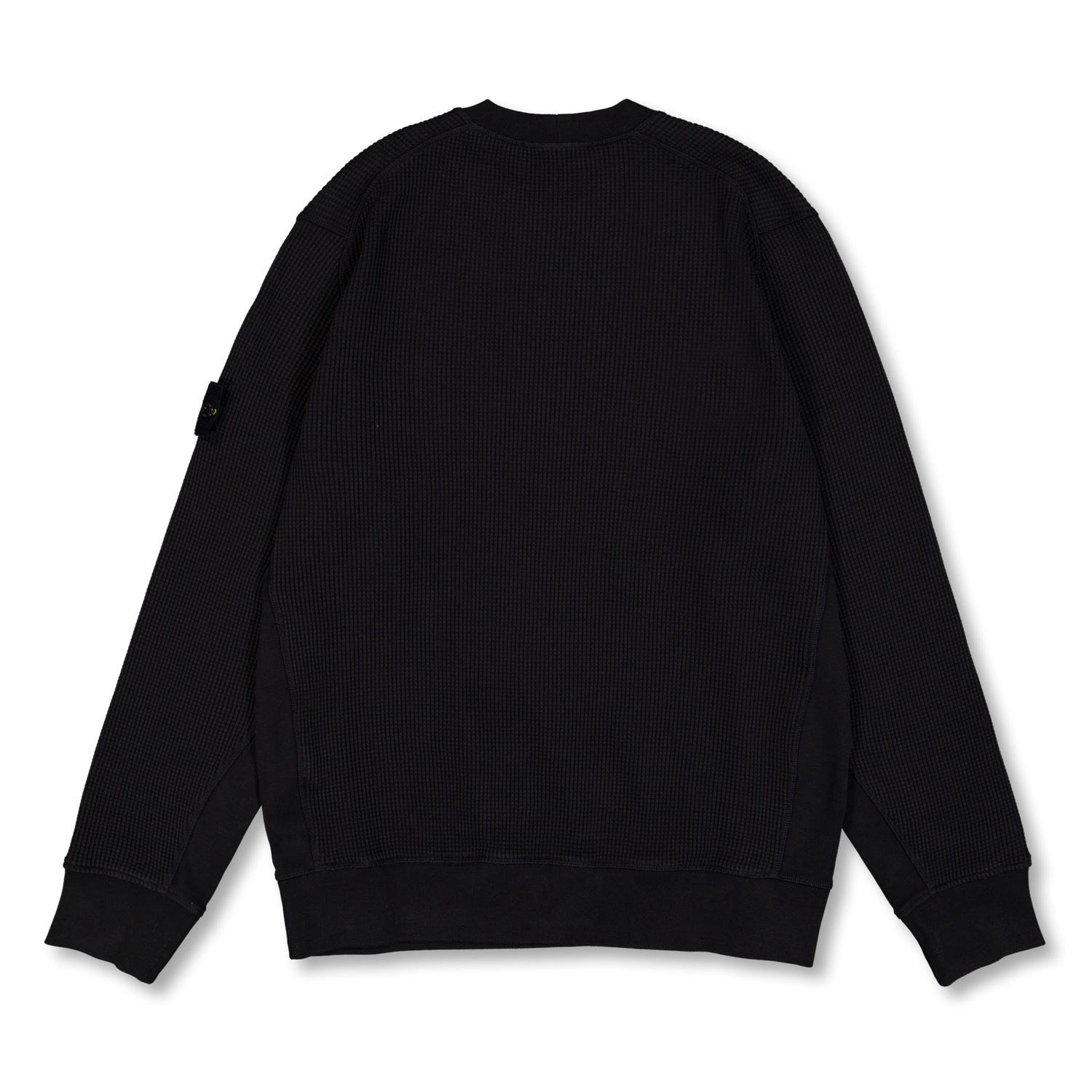 Stone Island Waffle Sweatshirt - 6100056 Black | Nitty Gritty