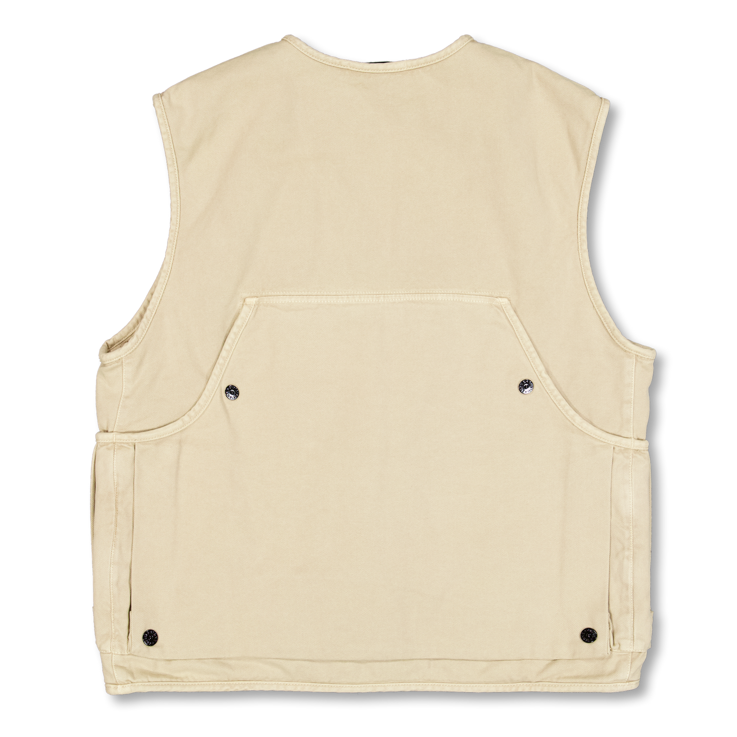 Stone Island Garment Dyed Panama Cotton Vest 6100007 Desert