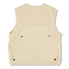 Stone Island Garment Dyed Panama Cotton Vest 6100007 Desert