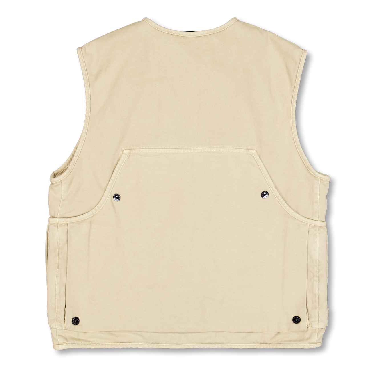 Stone Island Garment Dyed Panama Cotton Vest 6100007 Desert