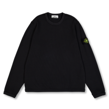 Stone Island Mesh Stitch Cotton Sweatshirt - 6100011 - Black