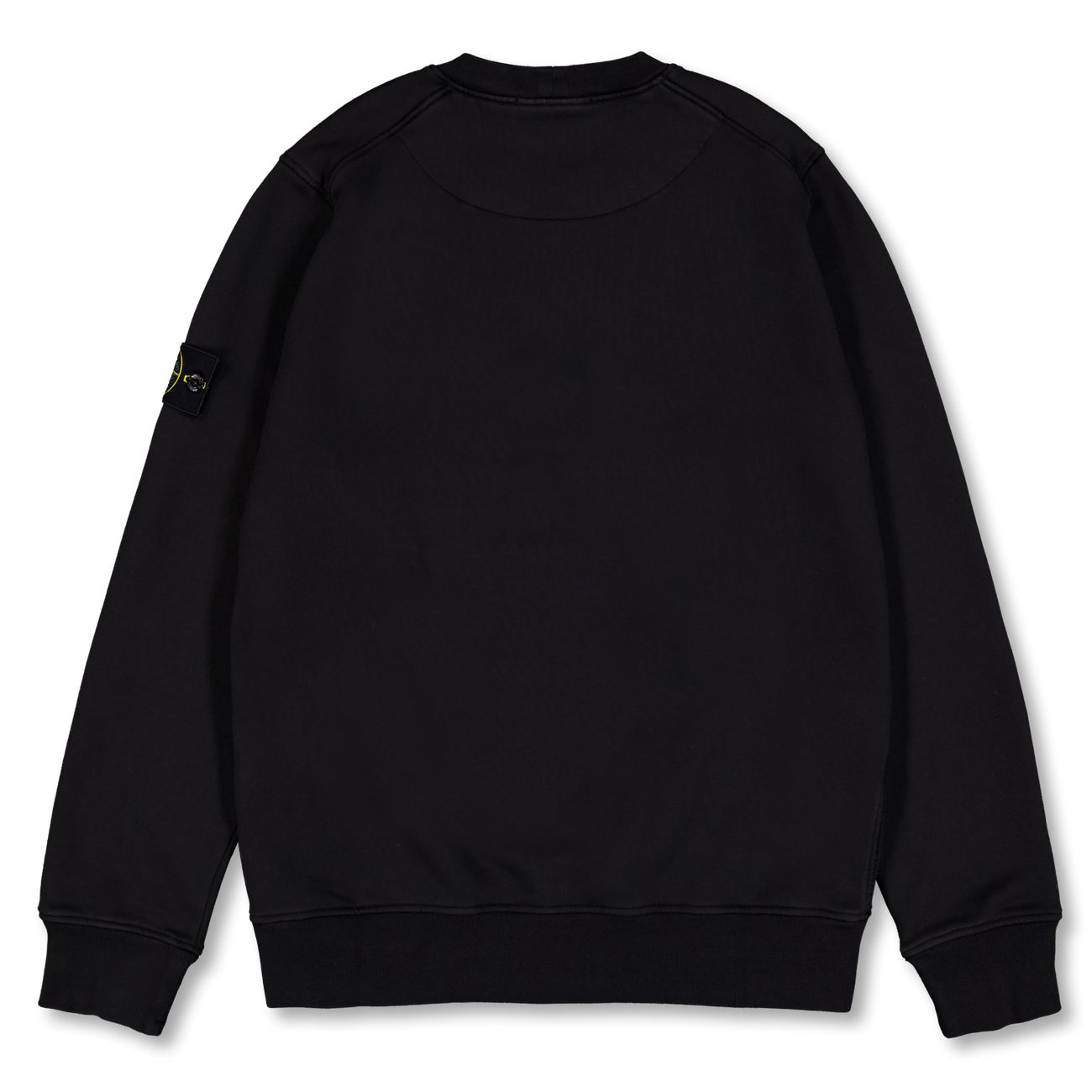 Stone Island Organic Cotton Fleece Sweatshirt - 6100060 Black
