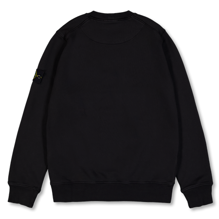 Stone Island Organic Cotton Fleece Sweatshirt - 6100060 Black