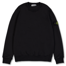 Stone Island Organic Cotton Fleece Sweatshirt - 6100060 - Black