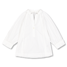Toast                                              Crockery Edge Cotton Poplin Top - Paper White