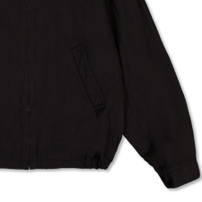 Kaptain Sunshine Gaba. Zip Blouson Finx Linen Voile Gabadine Black