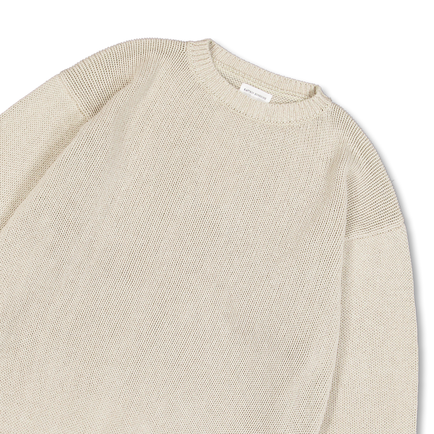 トップス 26SS Cotton Washi Hand Frame P/O Kaptain Sunshine Cotton Washi Hand Frame P/O Knit Ash Grey | Nitty