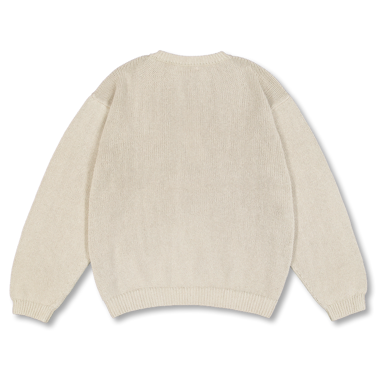 Kaptain Sunshine Cotton Washi Hand Frame P/O Knit Ash Grey | Nitty
