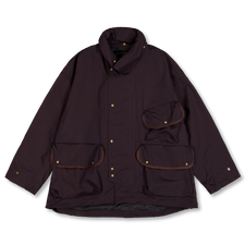 Kaptain Sunshine Hunter Jacket Water Repellent Twill Cloth - Espresso