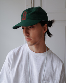 Nitty Gritty® Worldwide Pacific 5-Panel Nylon Hat - Green/Wine