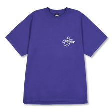 Stüssy Surf Size Pig. Dyed Tee - Indigo