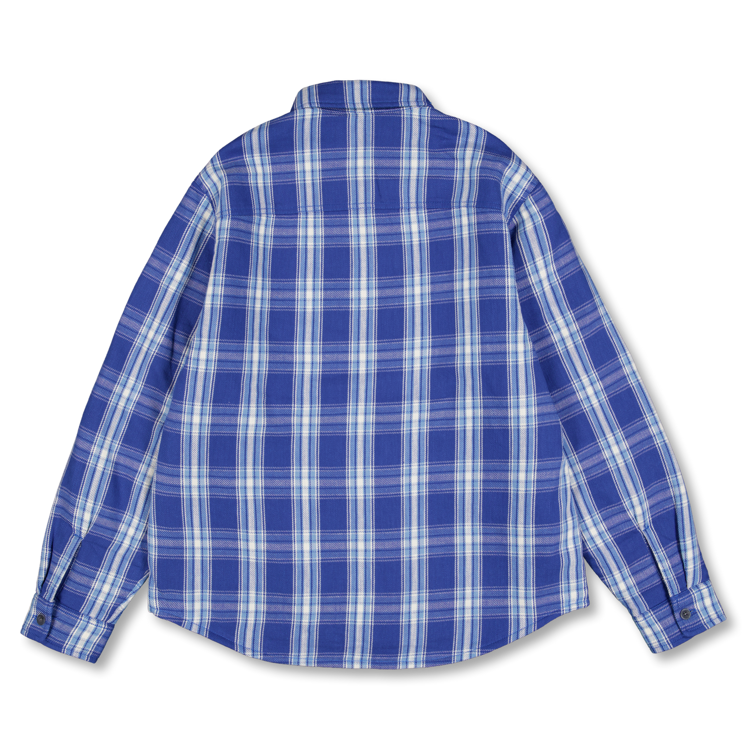 Stüssy Lau Plaid Shirt Jacket Blue | Nitty Gritty