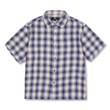 Stüssy Liam SS Plaid Shirt - Blue