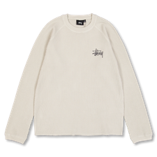 Stüssy Raglan Thermal Basic Stock - Bone