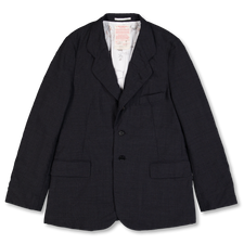 Niceness T.ROLAND Clover Leaf Mélange Herringbone Jacket - Charcoal