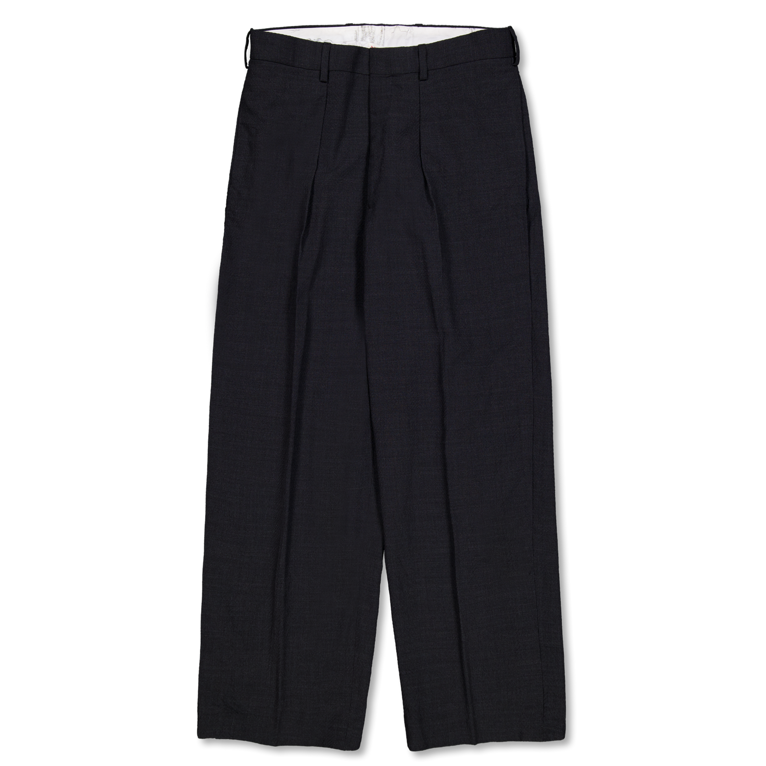 Niceness T.SCHENKER Flying V Mélange Herringbone Trousers Charcoal