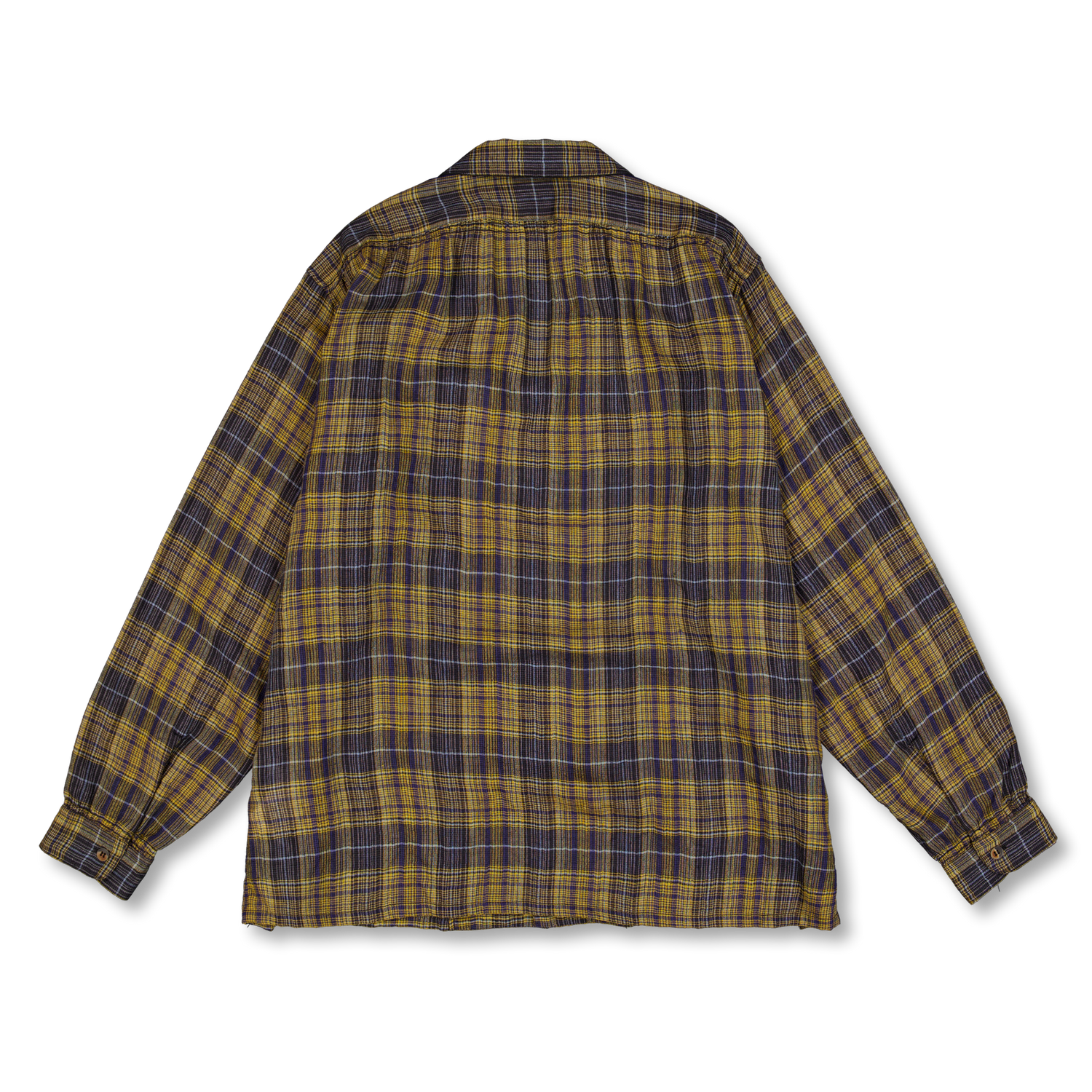 Niceness THOM Open Collar Jacket Shirt Yellow | Nitty Gritty